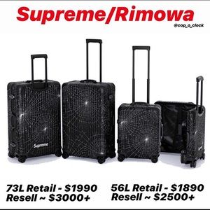 Supreme Rimowa collection Cabin and Check-in